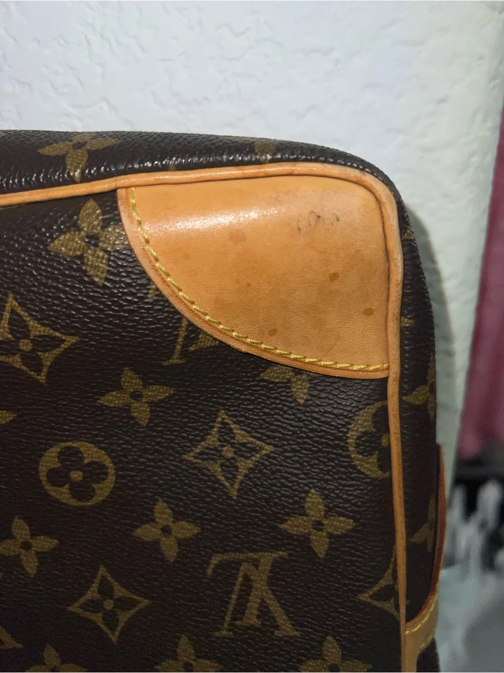 Louis Vuitton Monogram Canvas Portfolio Briefcase with Vachetta Trim